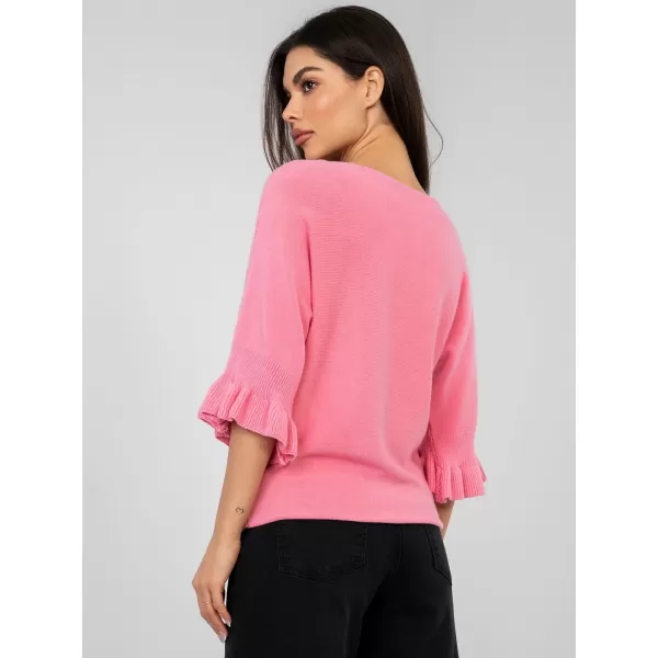  Dámský svetr ITALY MODA IT-SW-99244.98 PINK 