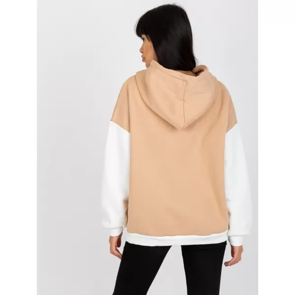  Dámská mikina RUE PARIS AP-BL-AP-3001.98P WHITE-BEIGE 