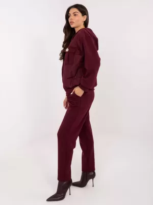 Dámský set ITALY MODA IT-KMPL-9872.97 BURGUNDY