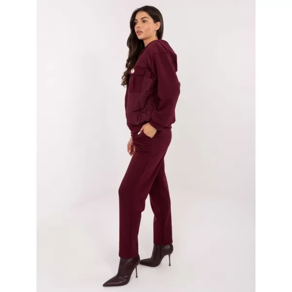  Dámský set ITALY MODA IT-KMPL-9872.97 BURGUNDY 