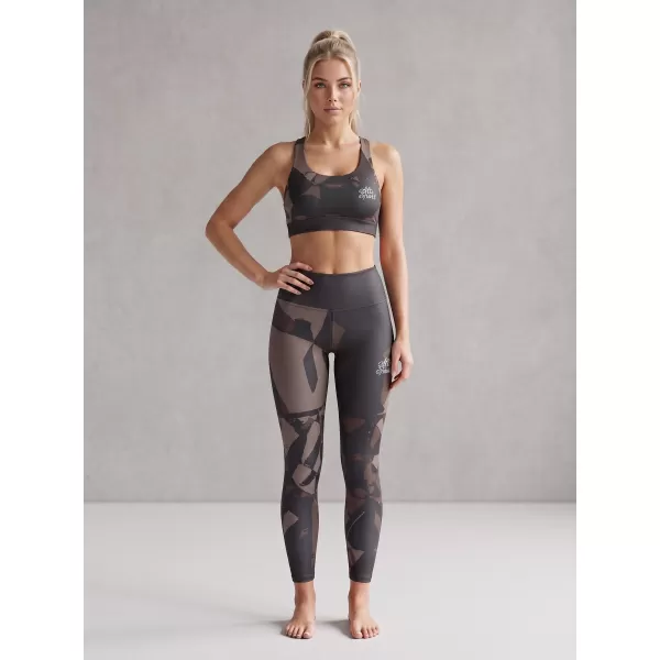  Dámské dlouhé legíny premium (nové velikosti) ALTISPORT VOJ/ALW080LEG05 TMAVĚ HNĚDÁ 