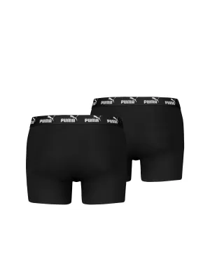 Pánské boxerky PUMA ELEMENTS MEN BASIC BOXERS 2P 93875309 BLACK