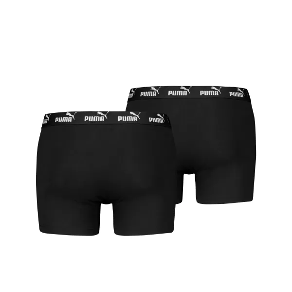  Pánské boxerky PUMA ELEMENTS MEN BASIC BOXERS 2P 93875309 BLACK 
