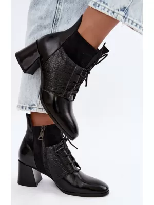 Dámské kotníkové boty VINCEZA 58670 BLACK