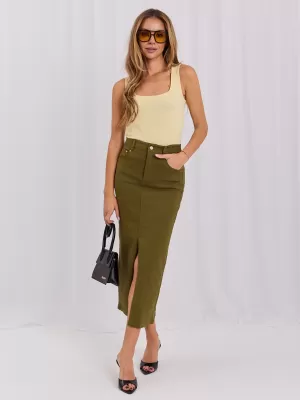 Dámský top RUE PARIS RV-TP-A1464.75 BRIGHT YELLOW