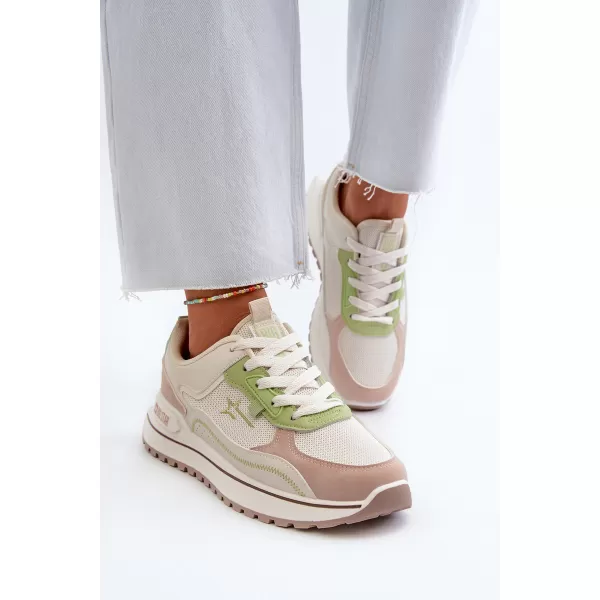  Dámské tenisky BIG STAR SHOES NN274A091 BEIGE 