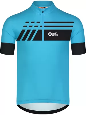 Pánský cyklo dres NORDBLANC STEER NBSMF8080 MODRÁ