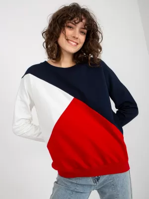 Dámská mikina RELEVANCE RV-BL-8463.41P NAVYY BLUE/RED