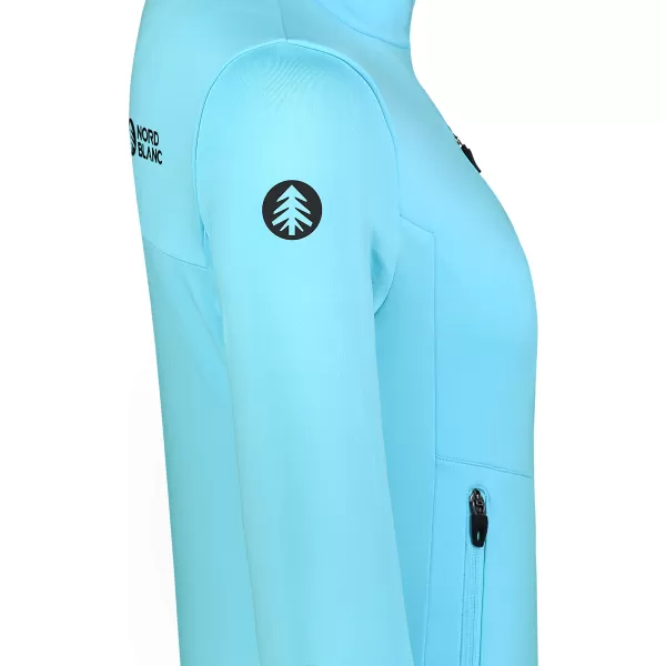  Dámská powerfleece mikina NORDBLANC CRISP NBSFL8338 SVĚTLE MODRÁ 