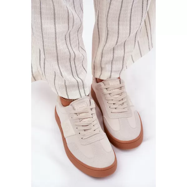  Dámské tenisky BIG STAR SHOES RR274806 BEIGE 