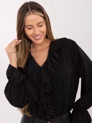 Dámská halenka ITALY MODA MI-BZ-92353.33 NOIRE