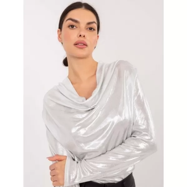  Dámská halenka ITALY MODA DHJ-BZ-15268.30 SILVER 