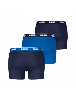 Pánské boxerky PUMA MEN BOXERS 3P 94713006 BLUE COMBO