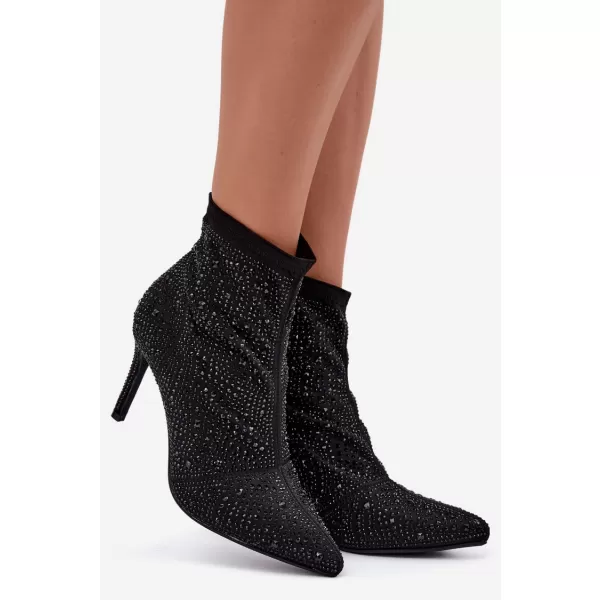  Dámské boty S.BARSKI HY62-8138 BLACK 