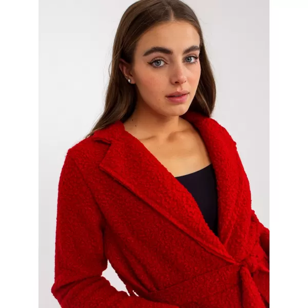  Dámský kabát OCH BELLA TW-PL-BI-5220.63 DARK RED 