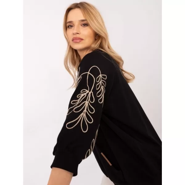  Dámská mikina RUE PARIS RV-BL-A367-1.18P BLACK 