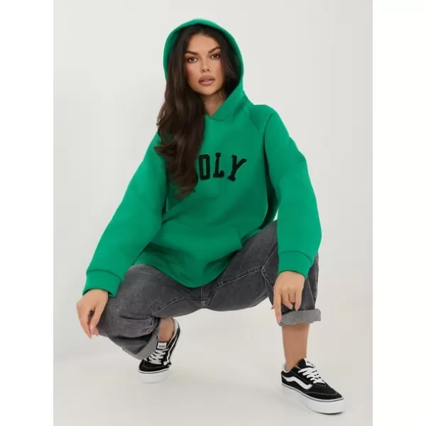 Dámská mikina RUE PARIS RV-BL-A1082.10 DARK GREEN 