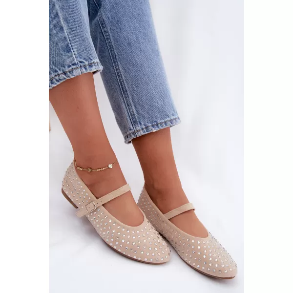  Dámské baleríny BOTO 9748 BEIGE 