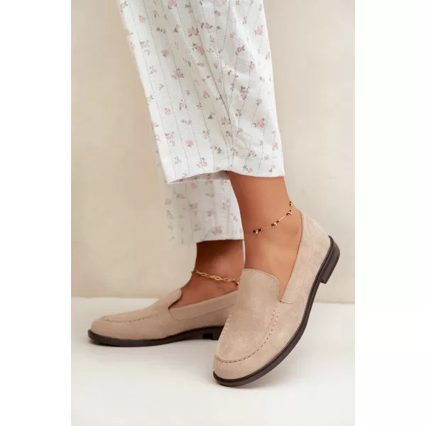  Dámské mokasíny BOTO 1538 BEIGE 