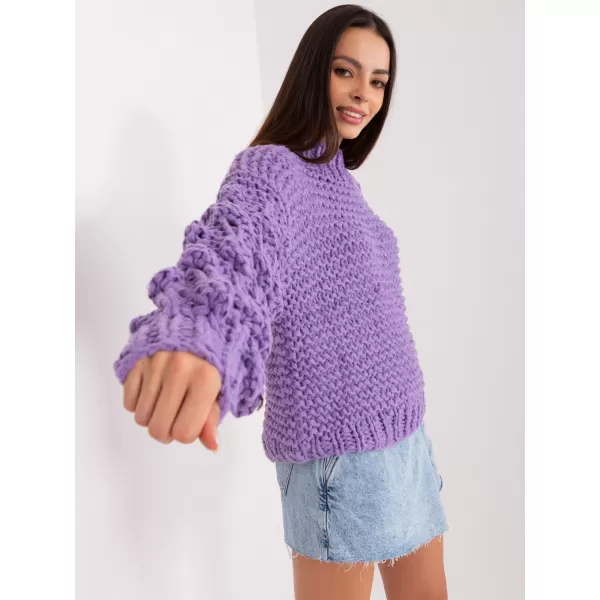  Dámský svetr WOOL FASHION ITALIA AT-SW-2382.97P VIOLET 