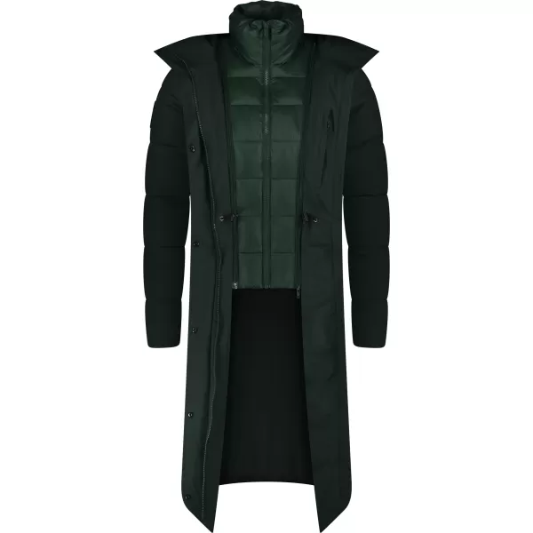 Dámský nepromokavý zimní kabát NORDBLANC PENUMBRA WJL8399 TMAVĚ ZELENÁ 