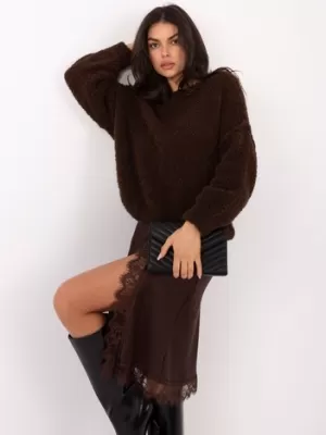 Dámský svetr ITALY MODA IT-SW-72806.75 DARK BROWN