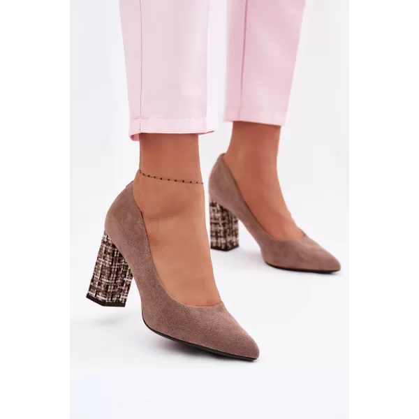  Dámské lodičky SERGIO LEONE PB216 LIGHT BROWN 