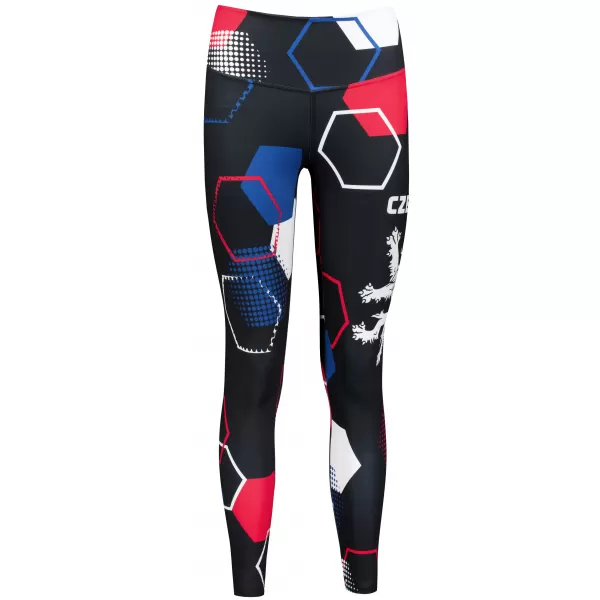  Dámské dlouhé funkční legíny premium (nové velikosti) ALTISPORT VOJ/ALW036LEG05 HEXA ČERNÁ 