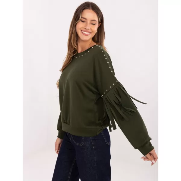  Dámská mikina RUE PARIS IT-BL-21731.85 KHAKI 