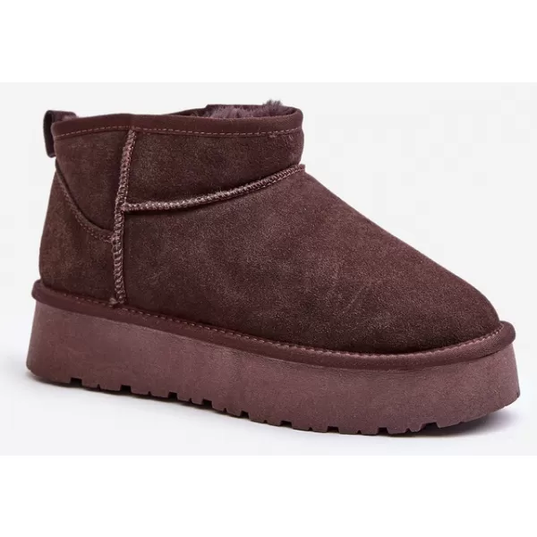  Dámské sněhule BOTO W5828 BROWN 