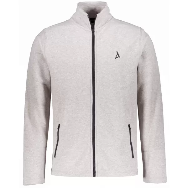  Pánská fleece mikina ALTISPORT ALM002852 STŘÍBRNÝ MELÍR 