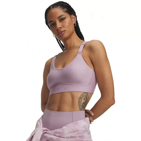  Dámská podprsenka UNDER ARMOUR INFINITY MID 2.0 BRA 1384123-698 RŮŽOVÁ 