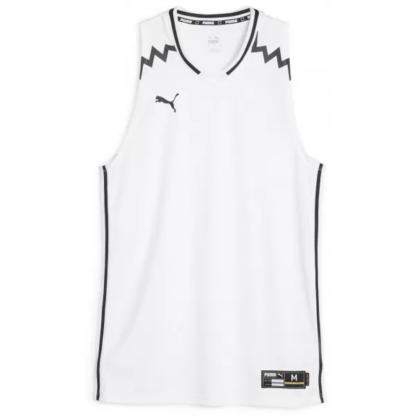  Pánský dres PUMA HOOPS TEAM GAME JERSEY 676628-02 PUMA WHITE 