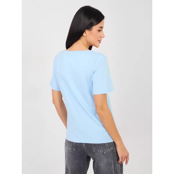  Dámské tričko RUE PARIS RV-TS-A1095.33 LIGHT BLUE 