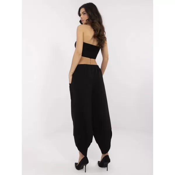  Dámské kalhoty RUE PARIS RV-DR-9719-1.22 BLACK 