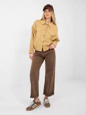 Dámská košile RUE PARIS IT-KS-FL9273.29 CAMEL