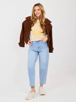 Dámská mikina RUE PARIS IT-BL-22183.27P BEIGE