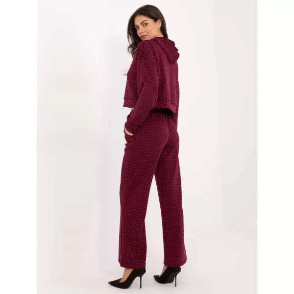  Dámský set RUE PARIS IT-KMPL-21719.86 BURGUNDY 