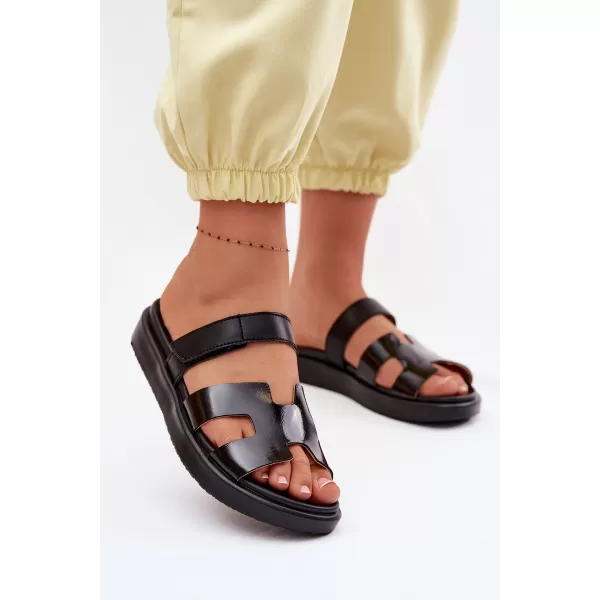  Dámské pantofle BOTO 26SD18-9807 BLACK 