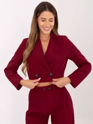 Dámský set RUE PARIS IT-KMPL-FL9019.08P BURGUNDY