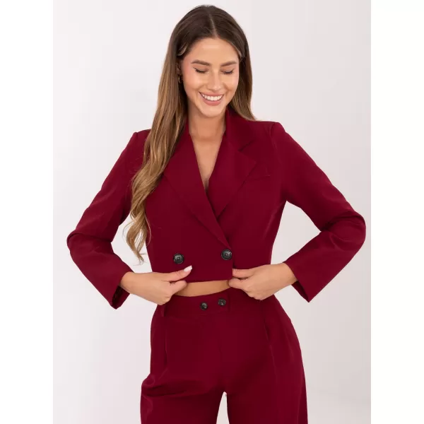  Dámský set RUE PARIS IT-KMPL-FL9019.08P BURGUNDY 