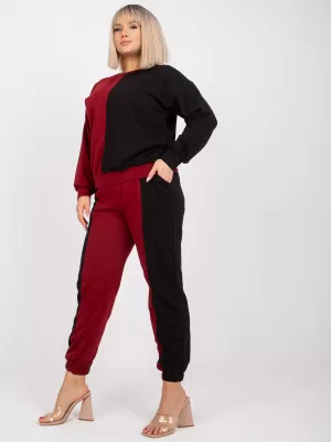 Dámský set EX MODA EM-KMPL-639.88 BURGUNDY