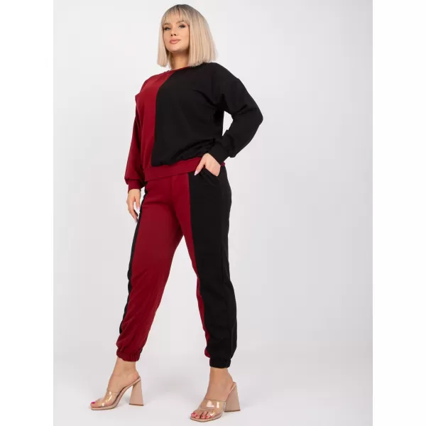  Dámský set EX MODA EM-KMPL-639.88 BURGUNDY 