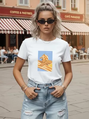 Dámské triko DSTREET BÍLÁ