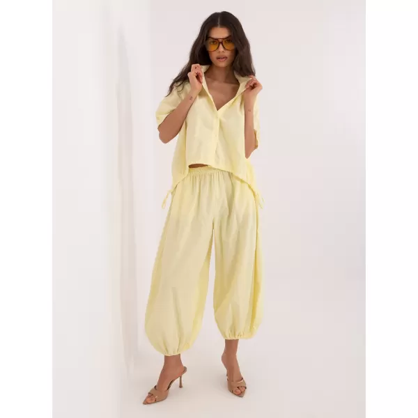  Dámské kalhoty ITALY MODA IT-SP-FL10309-1.91 BRIGHT YELLOW 
