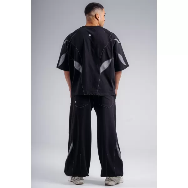  Oversized pump cover tričko NEBBIA PRIMAL 871 BLACK 