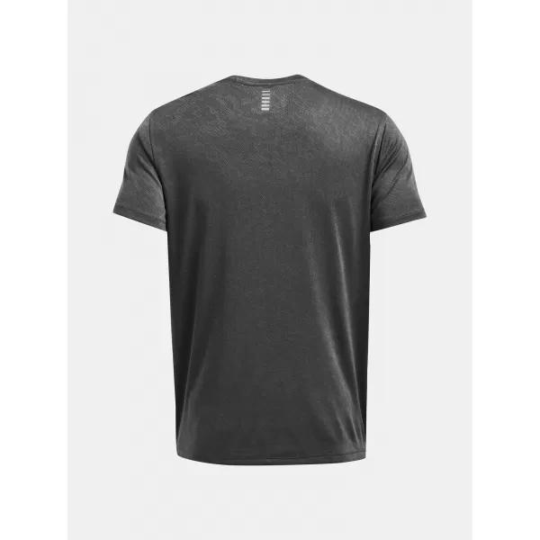  Pánské triko UNDER ARMOUR LAUNCH CAMO SHORTSLEEVE 1386681-025 ŠEDÁ 