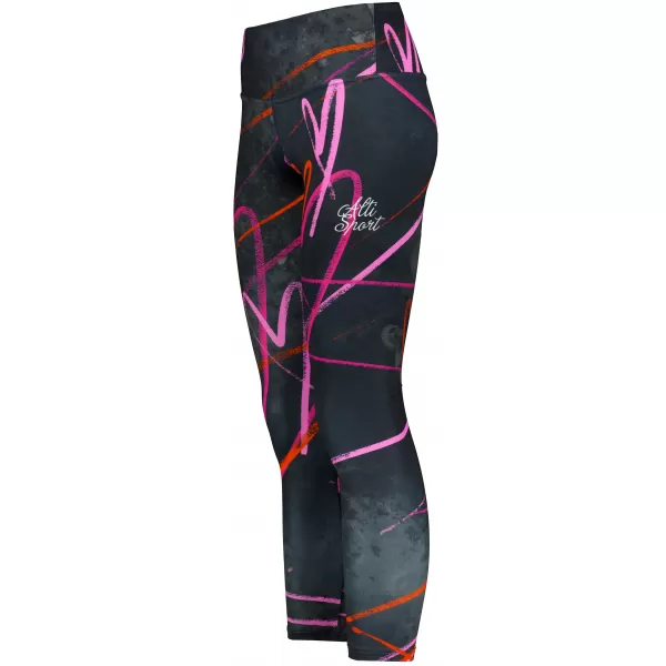  Dámské dlouhé legíny premium (nové velikosti) ALTISPORT VOJ/ALW082LEG05 ČERNÁ 