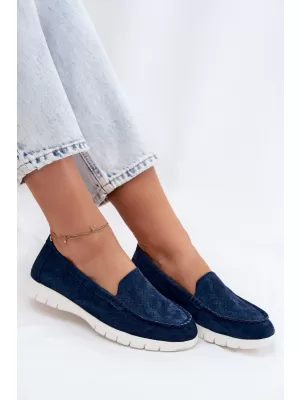 Dámské mokasíny VINCEZA 95360 BLUE