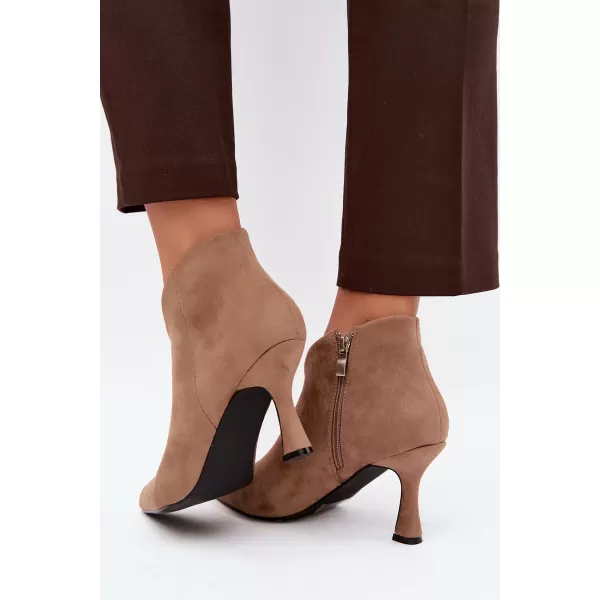  Dámské kotníkové boty BOTO D-219 KHAKI 